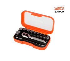 BAHCO 1/4in Drive Socket Set, 13 Piece SBS13MC10.5