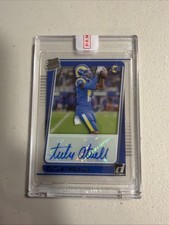 2021 Panini Clearly Donruss Rated Rookie Autographs #73 Tutu Atwell RC Auto