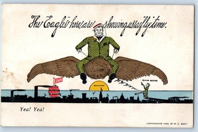 c1905 Schlitz Beer Eagle Advertising Milwaukee Wisconsin WI Antique Postcard
