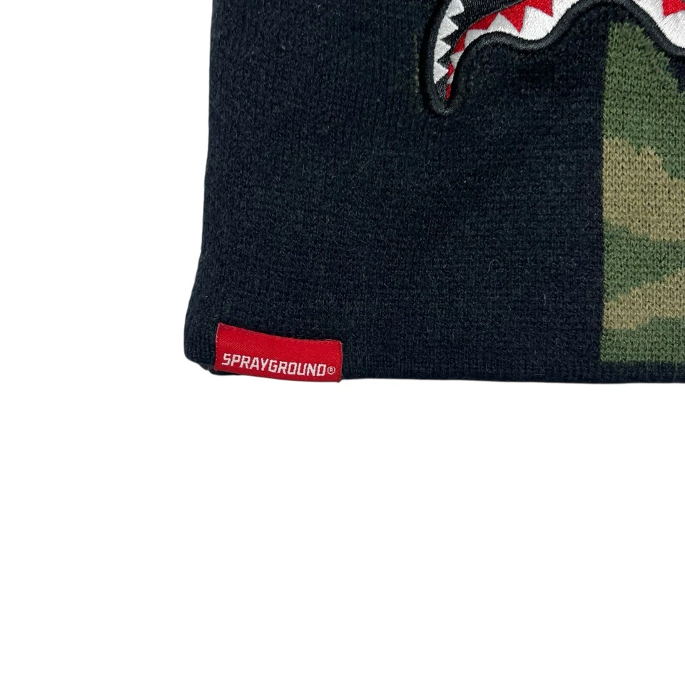 Sprayground Camuflaje Tiburón Pasamontañas Máscara Esquí Edición Limitada Destruir Foto 2 de 4