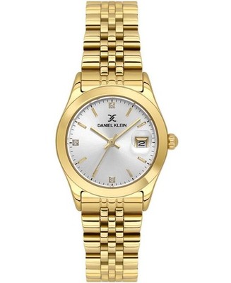 DANIEL KLEIN Women Analog Quartz Casual Watch Classic Dress Silver Dial Waterpro