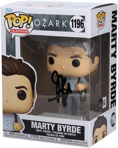 Jason Bateman Ozark Signed Marty Byrde #1196 Funko Pop! in Black Ink - BAS