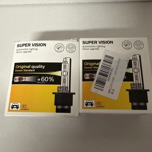 SUPER VISION D2S HID Xenon Bulbs – 35W AC – 2-Pack – Factory Replacement