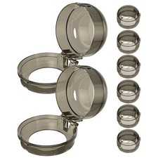 8 Pcs Childproof Door Knob Cover Cooker Guard Gas Stove Safety Locks