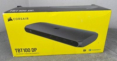 Corsair TBT100 DP Thunderbolt 3 Dock with DisplayPort For PC & Mac
