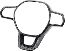 Gloss Carbon Fiber Print Steering Molding Trim Overlay Cover Fits 22-25 Civic