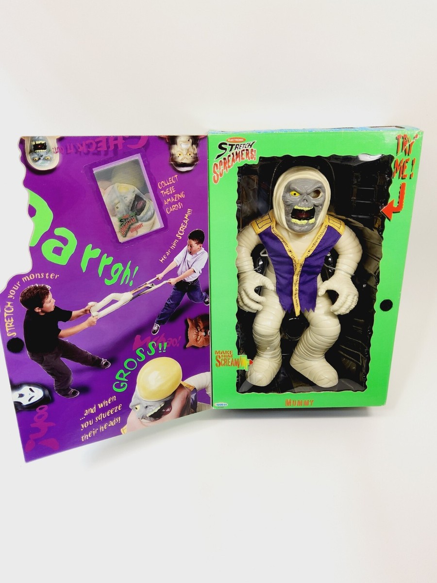 Vintage Quest Toy Electronics Stretch Screamers MUMMY w/ Box And