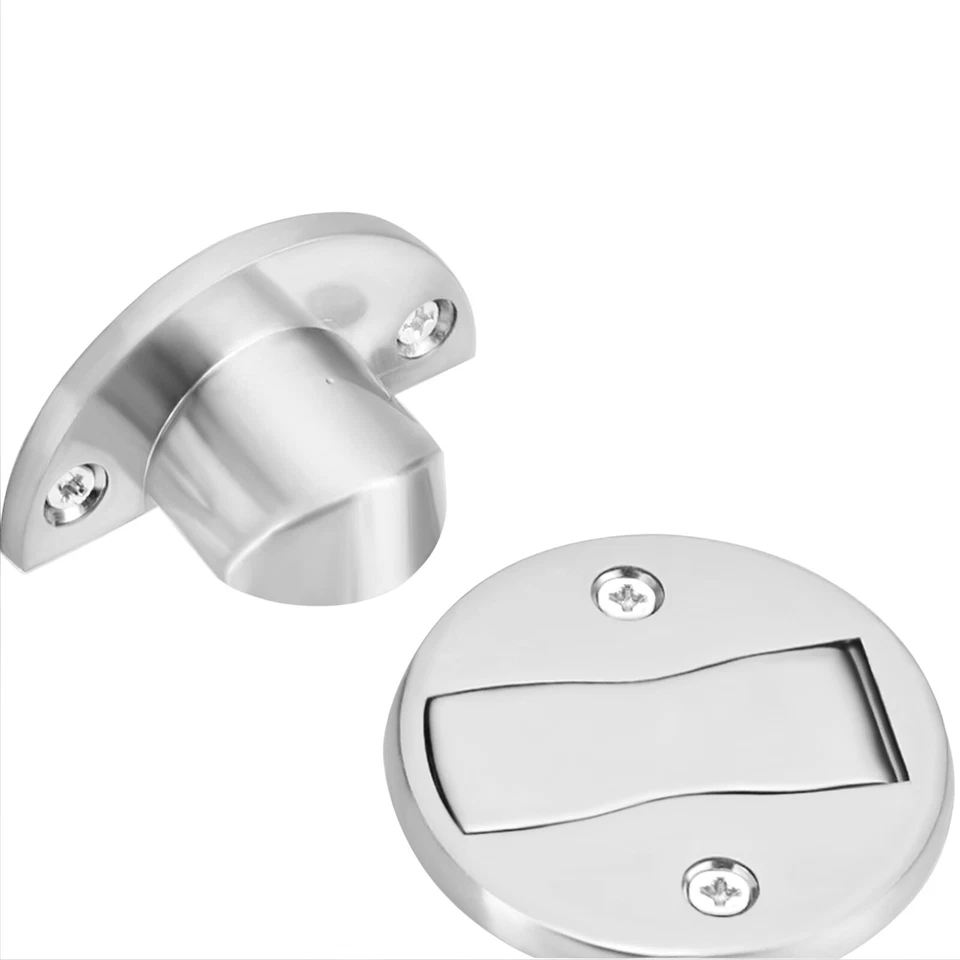 2x Türstopper Stark Magnet Edelstahl Boden Türhalter - Bild 4 von 4