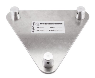 Decotruss Traverse T220-3 Bodenplatte male, 3 Punkt Alu System Trussing