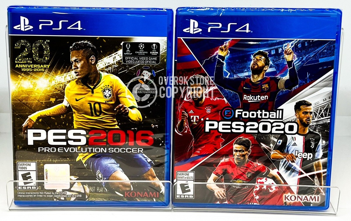 Pro Evolution Soccer PES 2016 + PES 2020 - PS4 - Brand New
