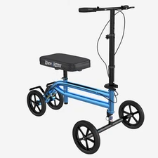 Economy KneeRover® Steerable Knee Walker Metallic Blue - Open Box