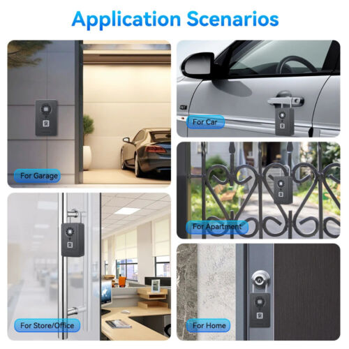 Key Safe Fingerprint Bluetooth APP Wifi Digital Key Box App Remote Access - Picture 5 of 21