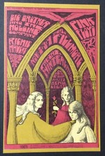 NEAR MINT  PINK FLOYD BIG BROTHER 1967 Bill Graham Fillmore BG 091-PC POSTCARD