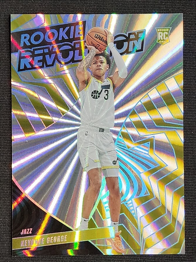 2023-24 Revolution KEYONTE GEORGE Rookie Revolution Sunburst Holo /75 #8