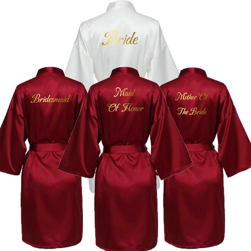 bridal robes and slippers