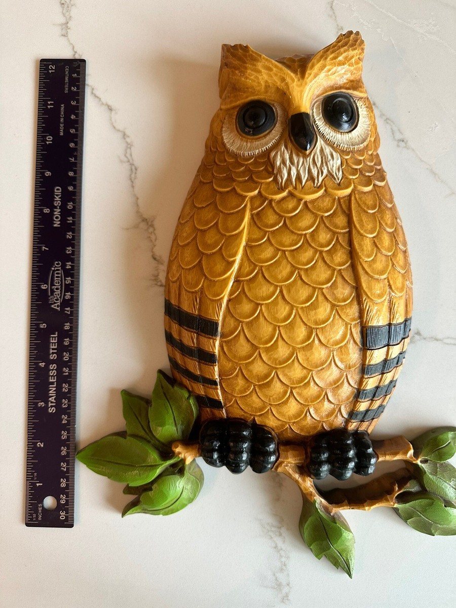 【1970s USA vintage】HOMCO フクロウ ウォールデコ　壁掛け 1970s USA vintage】HOMCO フクロウ ウォールデコ 壁掛け 70s