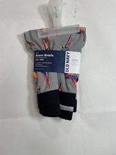 Old Navy MGray Parrots Soft-Washed BuiltIn Flex Boxer-Brief Underwear 4.5  inseam