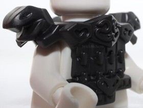 Lego Pearl Dark Gray Armor Breastplate Snakes on Collar and Belt Chain Mail