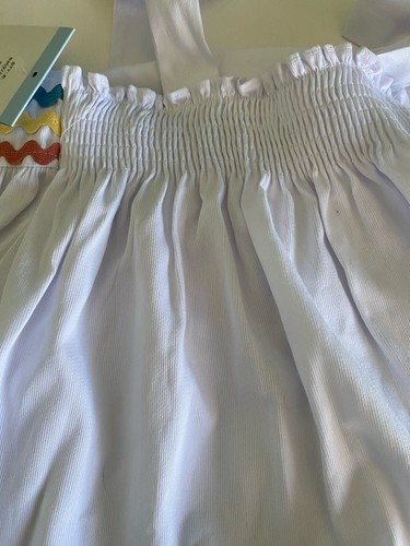 NWT Bella Bliss 5, 2pc set, Sun Top and Shorts, Ric Rac, Ties, Elastic, Girls 5 - Picture 3 of 4