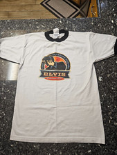 Elvis 2002 Founding Member Elvis Collectors Club T-shirt Vintage M Adult  Cotton