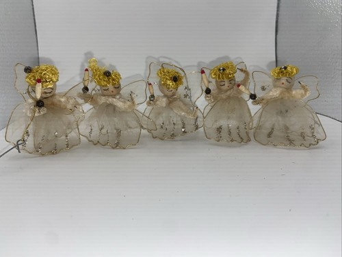 Antique christmas angels head