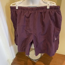 Rainforest Swim Short Trunks Plum XL lined