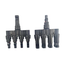 Solar Panel T Branch Cable Connector Waterproof Splitter Coupler Combiner