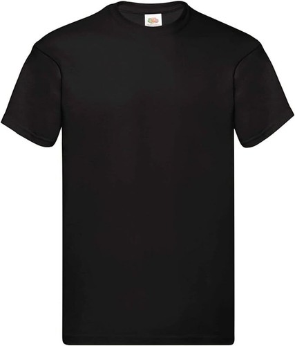 Mens Original Pack of 3 Short Sleeve Plain T-Shirts Fruit Of The Loom 100% Cotto - Picture 12 of 42