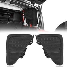 Pair Roll Bar Storage Cargo Bag w/ Multi-Pockets Fit Jeep Wrangler JL 2018-2025