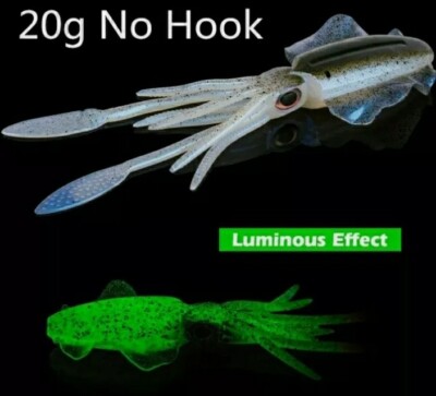 Luminoso calamaro gonna esca traina polpo esche da pesca