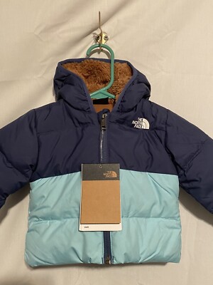 *NEW* The North Face Baby Boys North Down Hooded Jacket Blue