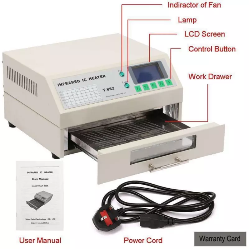 Reflow soldering sale machine