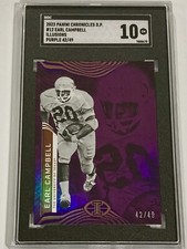 2023 Panini Chronicles Draft Picks #12 Earl Campbell Illusions SGC 10 Purple /49