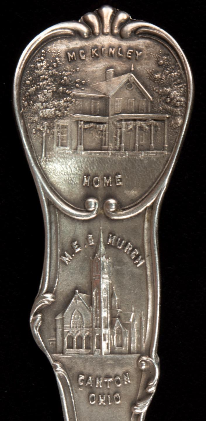 Sterling Spoon Souvenir WILLIAM McKINLEY Watson Mechanics Sterling Co