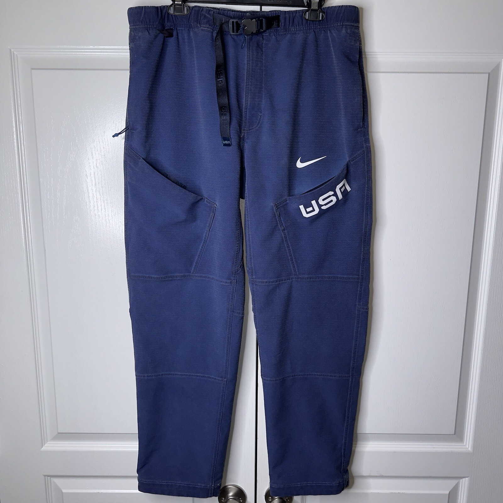 Nike Men's Tech Cargo Pants XL Blue Team USA Olympics… Gem