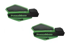 PowerMadd Star Series Replacement ATV Handguards Hand Guards Green Black 34203