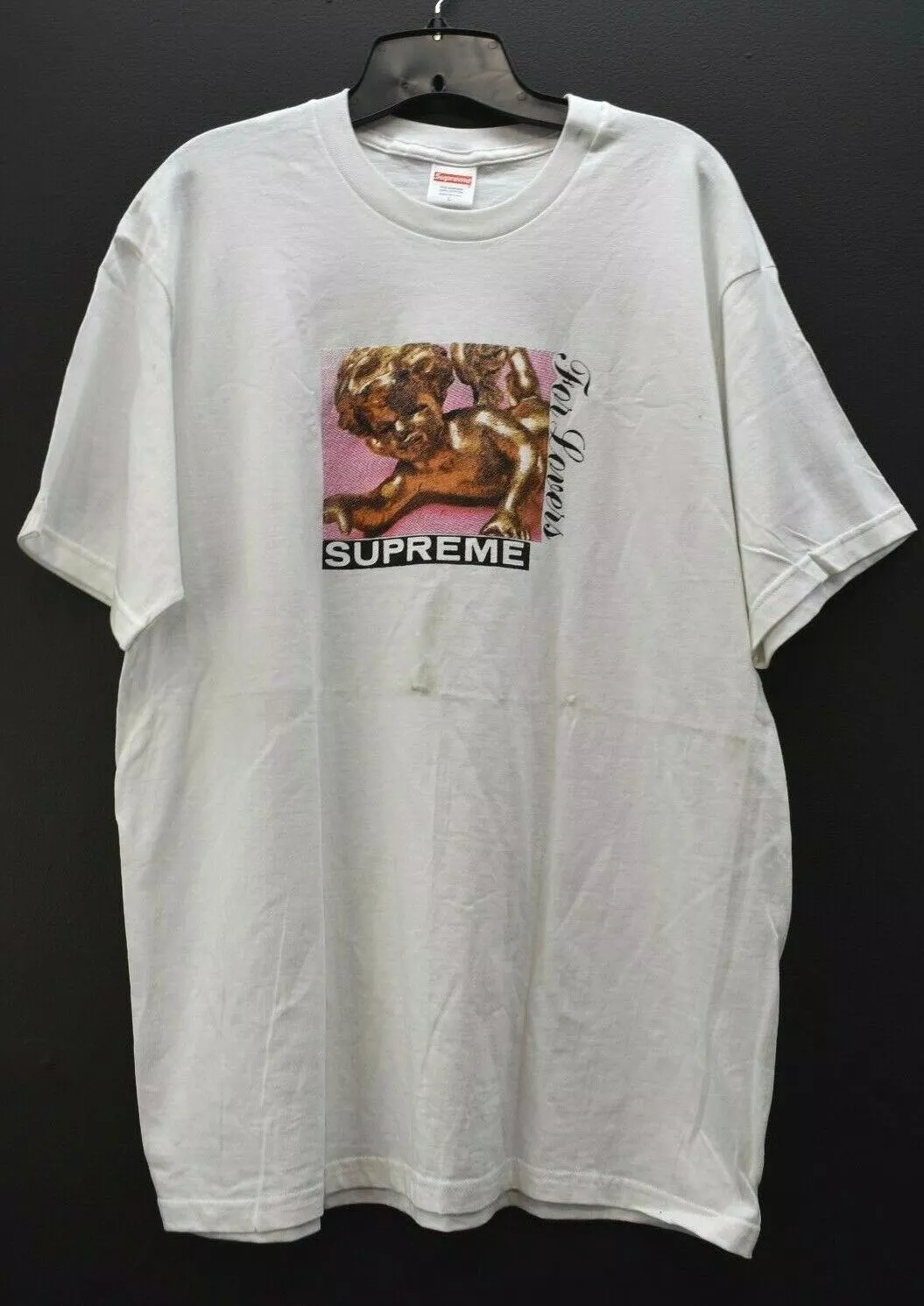 T shirt décontracté à manches courtes blanc Supreme For Lovers en coton L