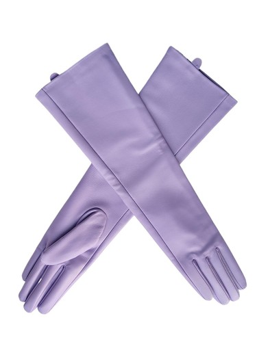 Women New 40cm(15.7") Long Real Sheep Leather Elbow Long Gloves - Picture 21 of 26