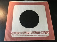 GRT Records Company Sleeve for 7" 45s VG 