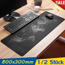 Mauspad Gaming Pad Rutschfest Mousepad Weltkarte Matte PC Unterlage 800x300mm