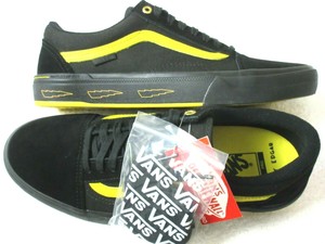 black yellow vans mens