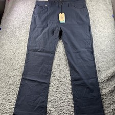NWT prAna Brion Slim Pant II Mens 42x34 Stormy Night Gray Hiking Travel Pants
