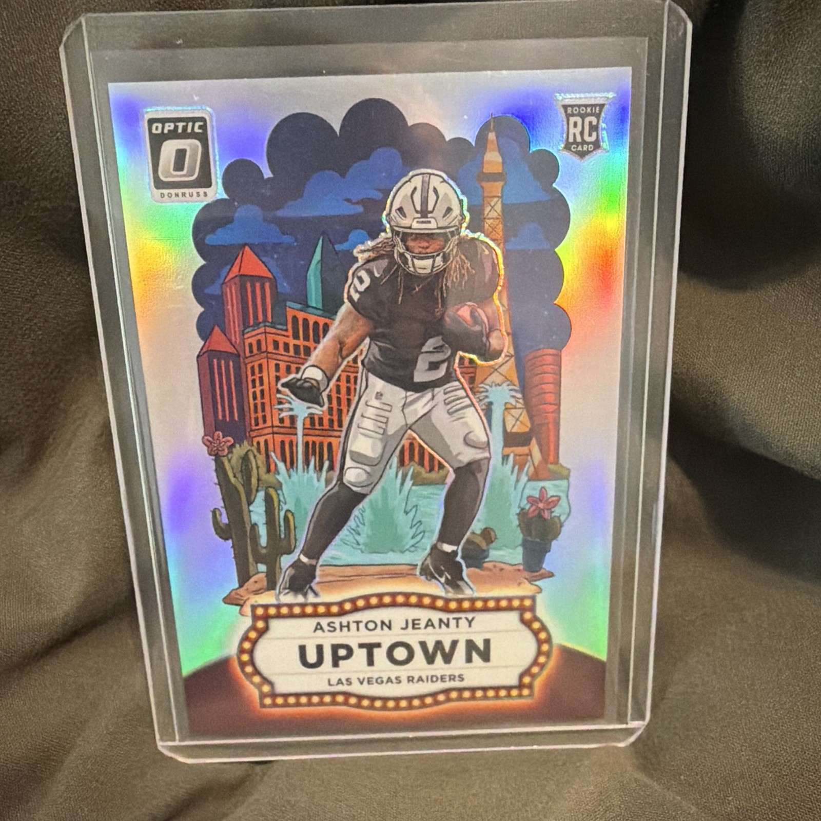 Panini 2025 Donruss Optic Ashton Jeanty Raiders Uptown Prizm RC #2