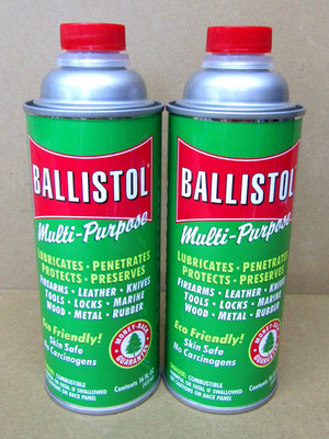 Ballistol Multi Purpose Oil Lubricant & Gun Cleaner Non-Aerosol 16 oz Can 2-pack