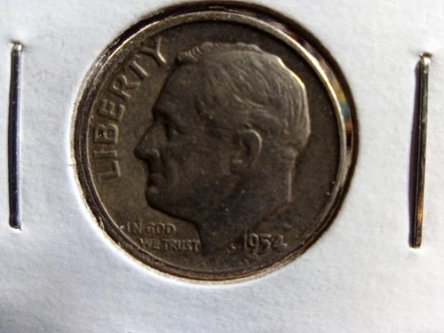 1954 Roosevelt Dime 90 % Silver Circulated