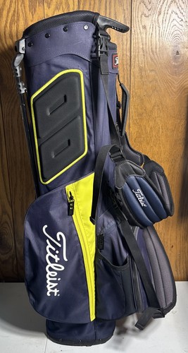 Titleist Players 4 Stand Golf Bag Navy/Citron Great Condition