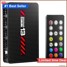 10 Port ARGB PWM Fan Hub Controller Magnetic SATA Power 5V 3 Pin PC Case Cooling