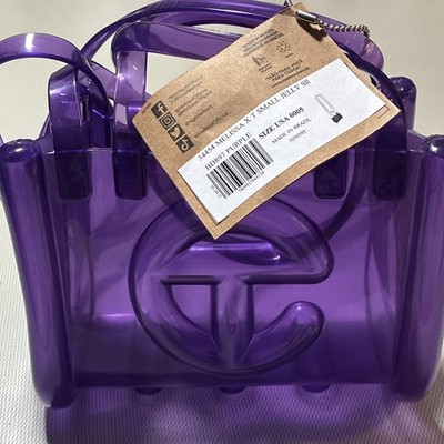 Melissa x Telfar Small Jelly Shopper - Purple Tote - NWT