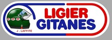 GRAND PRIX FORMULE 1 F1 1982 Ligier Matra JS19 LAFFITE STICKER AUTOCOLLANT LB064