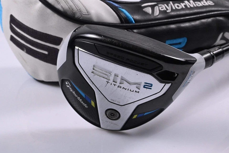 Taylormade SIM2 Ti Rocket #3 Wood / 13.5 Degree / X-Flex Tensei AV RAW Blue 75 - Image 2 of 4